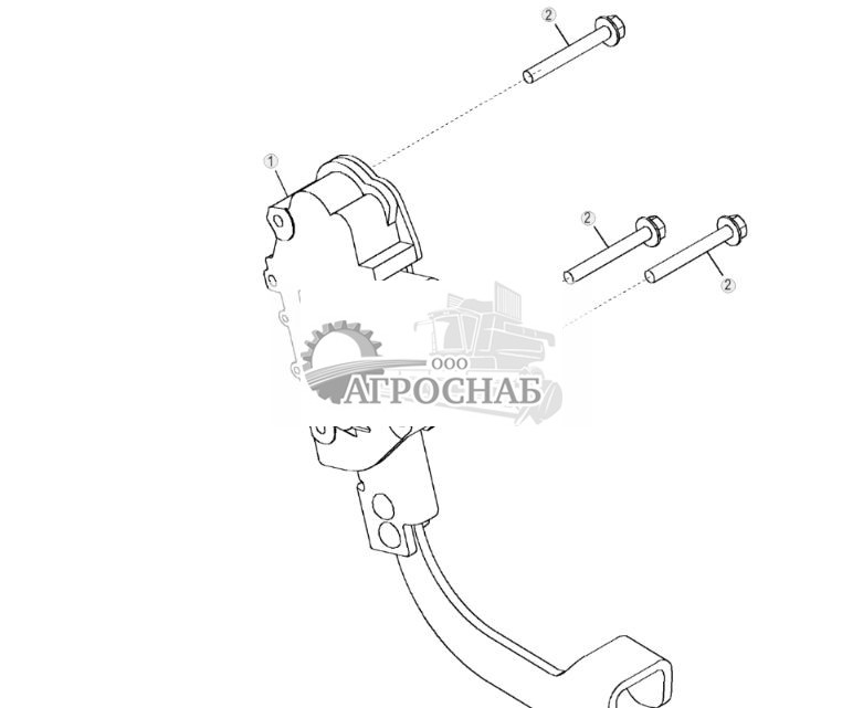 Педаль замедлителя скорости вращения двиг. - ST706299 281.jpg